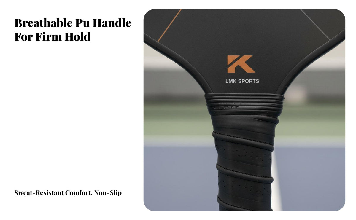 Pickleball Paddle Set Tournament Grade Pickleball Paddle Sports Equipment Enlarged Sweet Area Long-Lasting Perimeter Protector