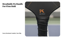 Pickleball Paddle Set Tournament Grade Pickleball Paddle Sports Equipment Enlarged Sweet Area Long-Lasting Perimeter Protector