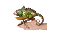 Metal Chameleon Chameleon Sculpture Decorative Garden Ornament for Patio, Yard