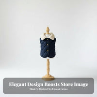 Realistic Sizing Pet Clothes Display Stand Stable Structure Dog Clothes Display Mannequin Long-Lasting Dog Clothing Mannequin Wear-Resistant for E-Commerce Sellers, Artisan S, Retail Displays, Photography Studio, Trade Exhibit S, Boutiques