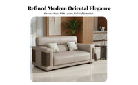 High-End Design Quilted Leather Settee Long-Lasting Construction Lobby Couch Easy to Clean Reception Seating Solid Frame for Interior Designers, Hotel Managers, Business Owners, Waiting Room, Clubhouse, Office