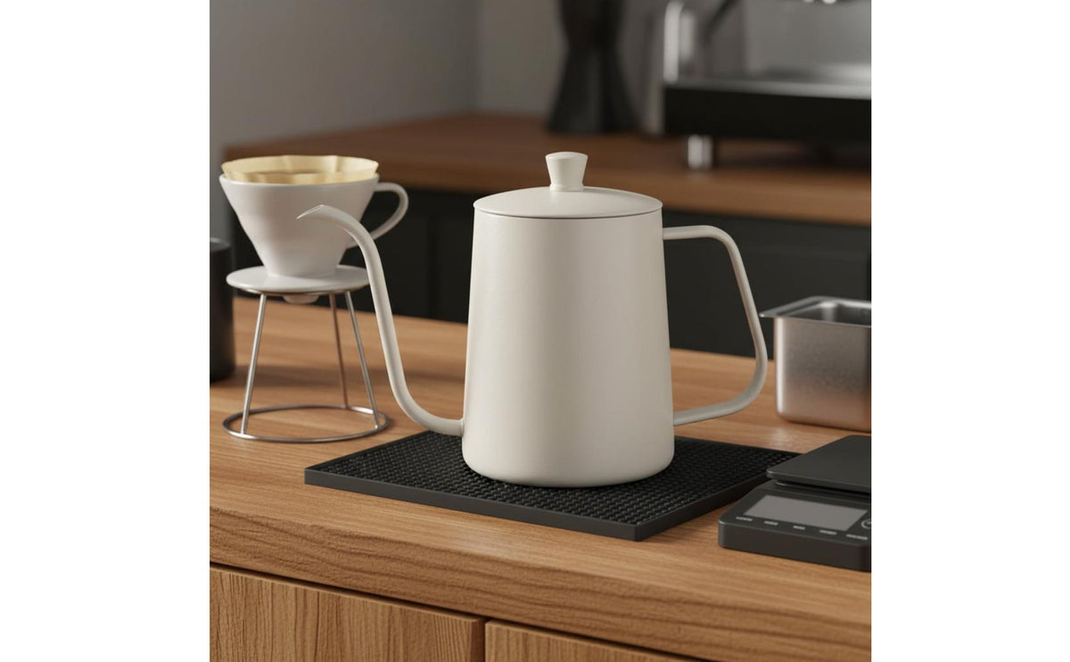 Gooseneck Coffee Kettle Stovetop Safe Gooseneck Kettle Hand Infusion Coffee Pot Ergonomic Handle Flow-over Infusion Pot at No