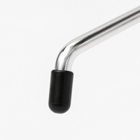 Foldable Plastic Bag Holder, Stainless Steel, Trash Bin, 280g, Lightweight, Garbage Bag Hanger, Includes 5 Rolls