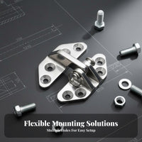 Sturdy Duty Detachable Hinge Stainless Steel Deck Hinge Watercraft Hardware Mirror Polished Easy to Install
