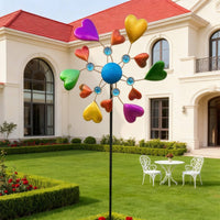 Heart Wind Easy Installation Wrought Iron Garden Stable Base
