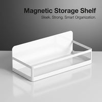 Cabinet and Wall Organizer for Kitchen Needs, Carbon Steel Hanging for Dorm Room Students, Multi-functional Refrigerator Storage Rack