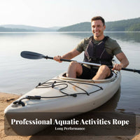 Anti-Lost Kayak Paddle Leash Elastic Cord Coiled Paddle Leash Stretchable Watersport Accessory Adjustable Length for Paddleboarders, Boatists, Kayaking, Fishing, Paddleboarding, Boating