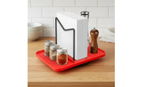 Rotating Napkin Holder 360° Rotation Kitchen Condiment Holder Versatile Home Storage for Dining Table