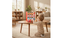 Toy Dispensing Machine with Tokens Fine Motor Skills Wooden Dispensing Machine Hands-on for Preschoolers, Kindergarten