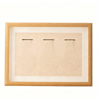 Clear Protective Cover Panel Tabletop Medal Frame textileLined Wooden Medal Display Frame