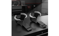 Silver-Toned Dashboard Cup Holder Insert Hard-Wearing Cup Holder with Mounting Stem Integrated Wear Resistant