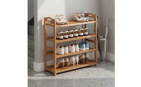 Multi-Tier Shoe Rack Space Saving Freestanding Shoe Stand Dustproof Design Household Storage for Entryway, Hallway, Closet