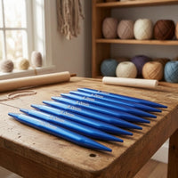 Aluminum Interchangeable Circular Knitting Smooth Circular Knitting Needle Set Tapered Flexible for Knitters, Makers, Home