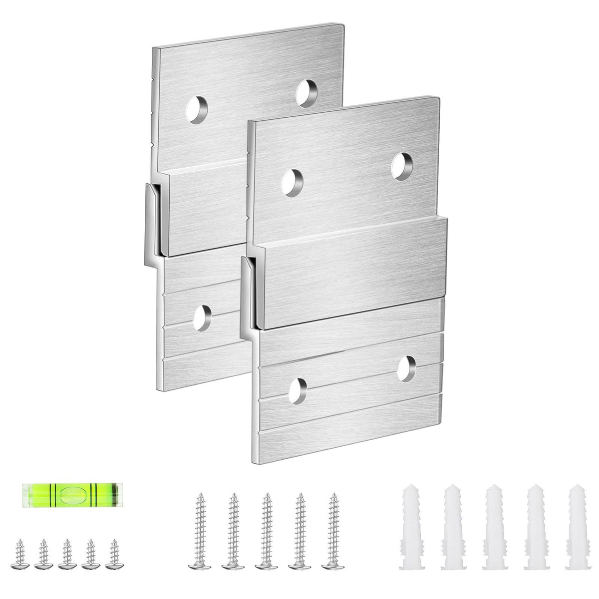 Z Clip Hanger Heavy Duty Z-Shaped Bracket Hanger Mounting Bracket with Screws Easy to Install Hanging Hardware Sturdy for DIYers