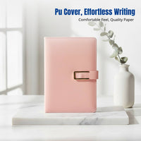 A6 Notebook with U-Shaped Buckle, Business Office Journal, Simple Design, Customizable Logo, Meeting Document Book