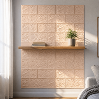 3D Brick Pattern Self-Adhesive Wall Stickers for Room Decor and Renovation