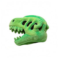 Cuddly Dinosaur Skull Open Jaw Wearable Dinosaur Skull Stitched Eye Openings Costume