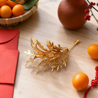 Artificial Gold Chinese New Year Floral Arrangement Accessories