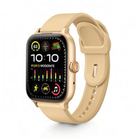 Smart Watch with Touchscreen Touch Screen Smartwatch with Silicone Strap Bluetooth Calling Watch Multi-Function for Workouts
