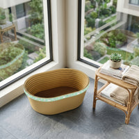 Cat Scratching Bed 2-in-1 Cat Scratcher with Lounge Bed Corrugated Pet Supply for Cats, Living Room, Home