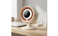 Type-C Charging Rechargeable Desk Fan Night Light Desktop Fan 100-Speed