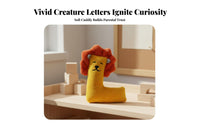 Educational Creature Letter Hanging Doll Creative Cartoon Design Creature Alphabet Soft Toy Ie Safety Certified for Children, Daycare