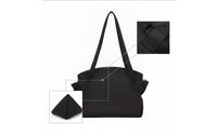 Shoulder Bag with Strapping Straps Large Capacity Slouchy Tote Bag Packable Smooth for Travelers, Travel, Camping