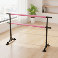 Dance Barre with Suction Cups Dual-Bar Double Dance Barre Movable for Bedroom