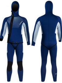 5MM保暖潜水服分体连帽加厚潜水衣男自由深潜赶海渔猎服防寒湿衣