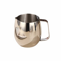 Latte Art Pitcher Even Flow Espresso Latte Art Jug Rust Resistant Stainless Steel Milk Pitcher for Baristas, Cafe
