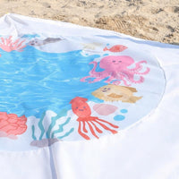 Picnic Blanket and Camping Mat for Outdoor Fun, Waterproof Mat and Beach Blanket for Baby Swimming, Square Polyester Baby Paddling Pool, Large