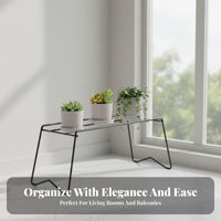 Tiered Plant Stand Floor-Standing Multi-Tier Pot Rack Modern aesthetic for Gardeners