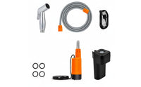 Electric Camping Shower Handheld Shower with Submersible Pump Chargeable for , Journeyers, Outdoor Washing, Car Trips