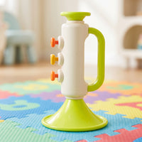 Toy Trumpet Handheld Trumpet with Handle Instrument Brightly Colored Instrument Sensory for Toddlers, Playroom, Home