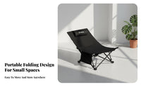 Foldable space-saving resting Cot Folding Design Adjustable Reclining Lounger exceptionallyLightweight Nap Bed Breathable Fabric for Office Workers, Travelers, Workstation, Dorm Room, Travel, Beach
