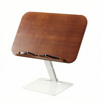 Desktop Book Stand Stable Book Stand with Adjustable Height Ergonomic Holder with Page Clips for Students, Readers, Desk, Office, Study Room