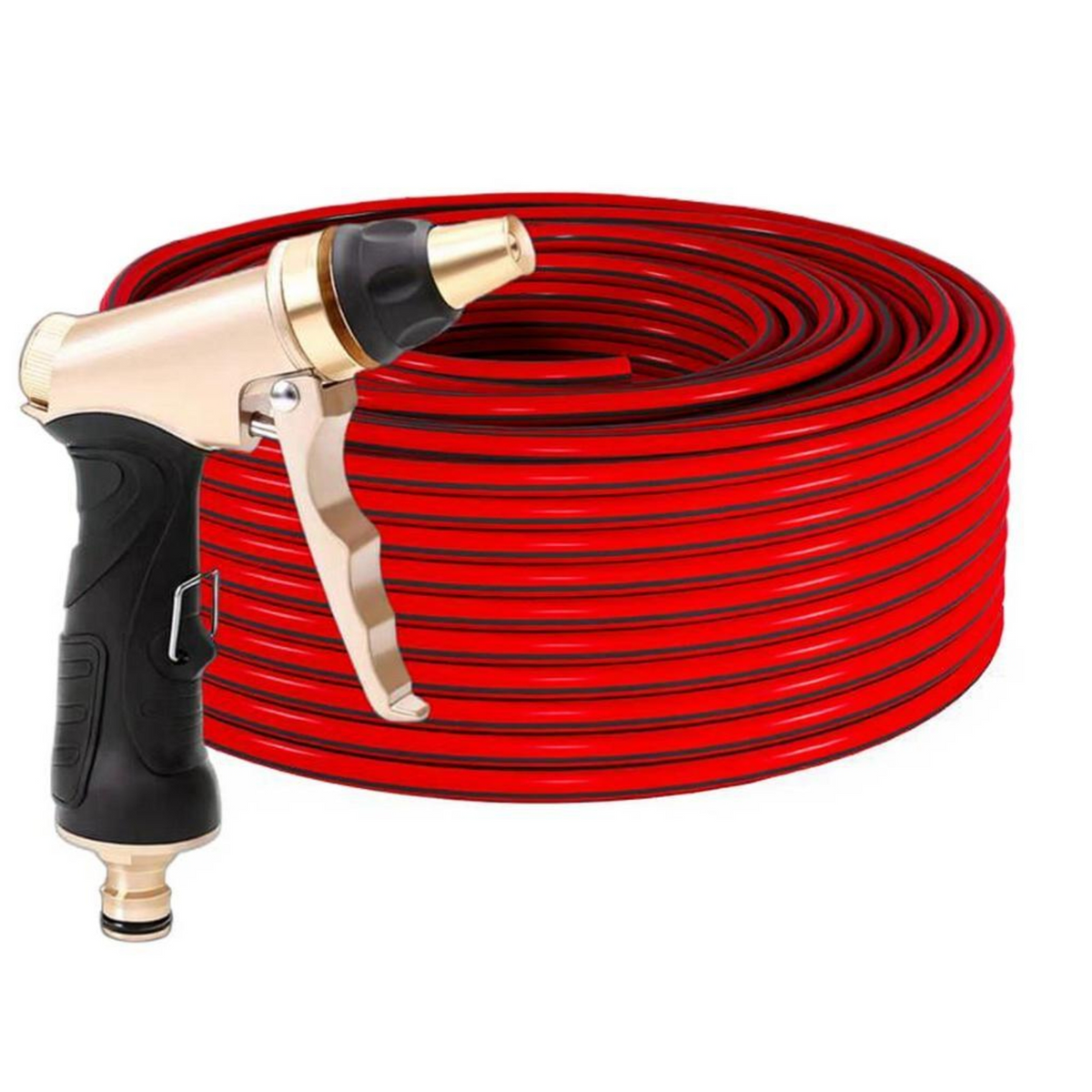 High Pressure Garden Hose with Multi-Mode Sprayer