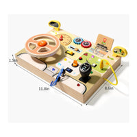 Busy Board Hand-Eye Coordination Board Fine Motor Skills Toy for Kids, Indoor, Travel