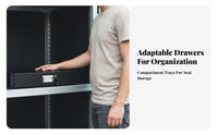 Rack-Mountable Wheeled Equipment Case Reinforced Corners Wheeled Sound System Cabinet Heavy-Duty Safeguarding Container Secure Latch for Audio Engineers, Event Technicians, Musicians, Live Performances, Concert Venues, on Location, Theaters