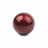 Adapter Sleeves Threaded Gear Selector Knob Woven-Look Carbon Fiber Gear Selector Knob