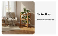 Floor-Standing Multi-Tier Plant Stand Space-Saving Design Tiered Shelf Stable frame Display Rack Indoor and Outdoor Use for Gardeners, homeowners, Book Lovers, Balcony, Living Room, Bedroom, Office