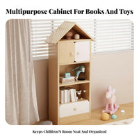 House-Shaped Shelving Integrated Unit Personalizedizable Design House-Shaped Organizer EncourHDPEs Organization Playful Look