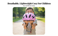 Kids Bike Helmet Breathable children's Helmet Anti-Resistant Covering All-Purpose Gear for Girlsing, Roller Skating, Outdoor Sports