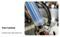 LED Valve Cap Light Increases Night Visibility Glowing Valve Stem Cap Easy Installation Bike Wheel Light for Cyclists, Mountain Biking, Outdoor