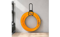 2 Pieces Wall-Mounted Hose Storage Space Saving Holder Rust Proof for Shed