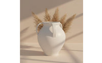 Antique Urn Vase Widely Mouth Home Decor Highlight Vintage Pottery House Ornament