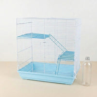 Multi-Level Hamster Cage for Syrian Hamster, 3-Tier Wire Hamster Home for Large Pets, Modern Style Detachable and Customizable Habitat, All Seasons