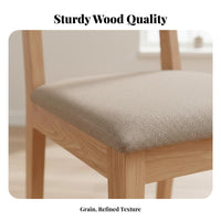 Durable Wood Curved rear Wooden Side Chair Nordic and design Household Furniture Modern Minimalist Indoor Seating Multifunctional for homeowners, Restaurant Owners, Interior Designers, Dining Room, Kitchen, Study, Home Office