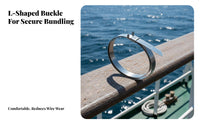 100 Pieces Stainless Steel Cord Tie Rust-Resistant Stainless Steel Zip Tie Angled Buckle Metal Strap