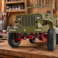 Front Raised Differential System Axle Assembly Upgraded RC Axle Assembly Upgrade Hardware for Model Builders